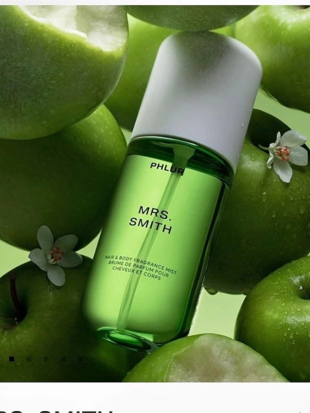 PHLUR Mrs. Smith Hair & Body Fragrance Mist Green & White